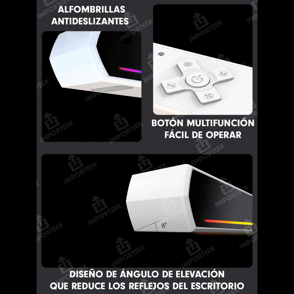 🔊✨ Barra de Sonido Bluetooth LED RGB