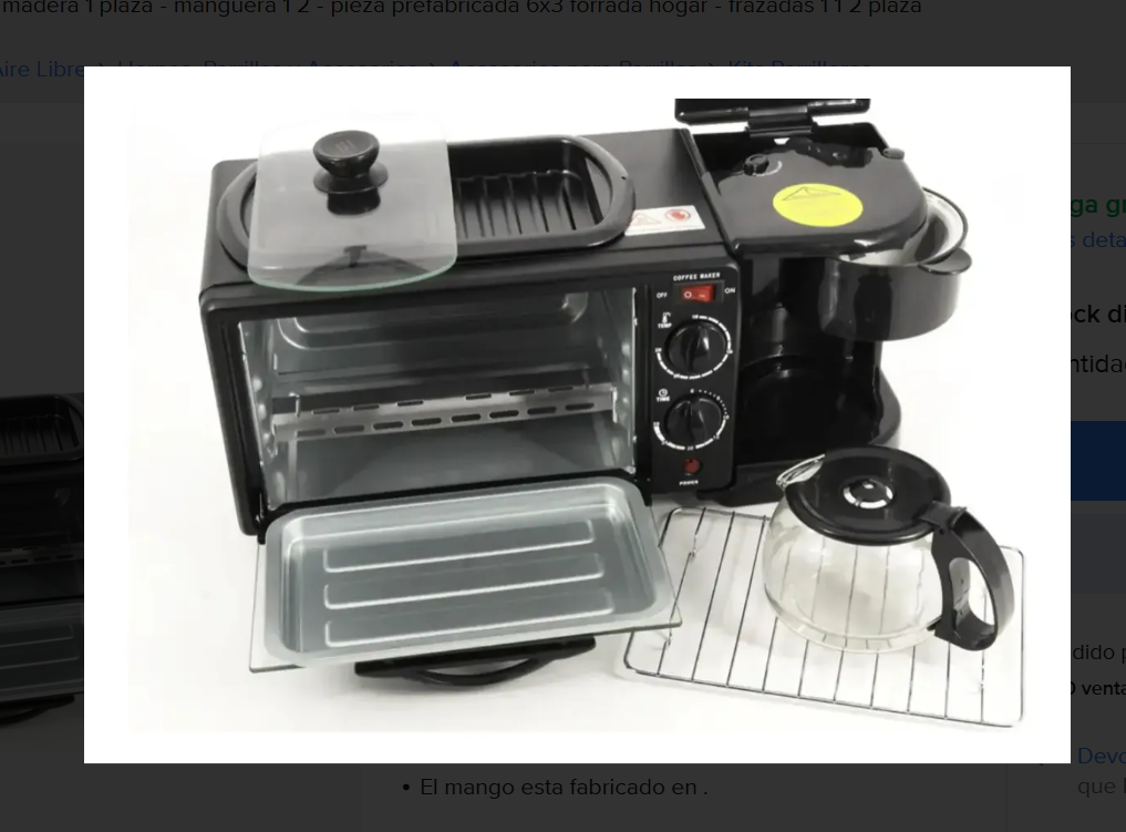 Máquina de Desayuno Multifunción 3 en 1