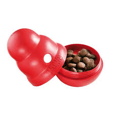 KONG Wobbler – Juguete Interactivo y Comedero para Perros