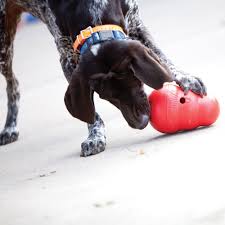 KONG Wobbler – Juguete Interactivo y Comedero para Perros