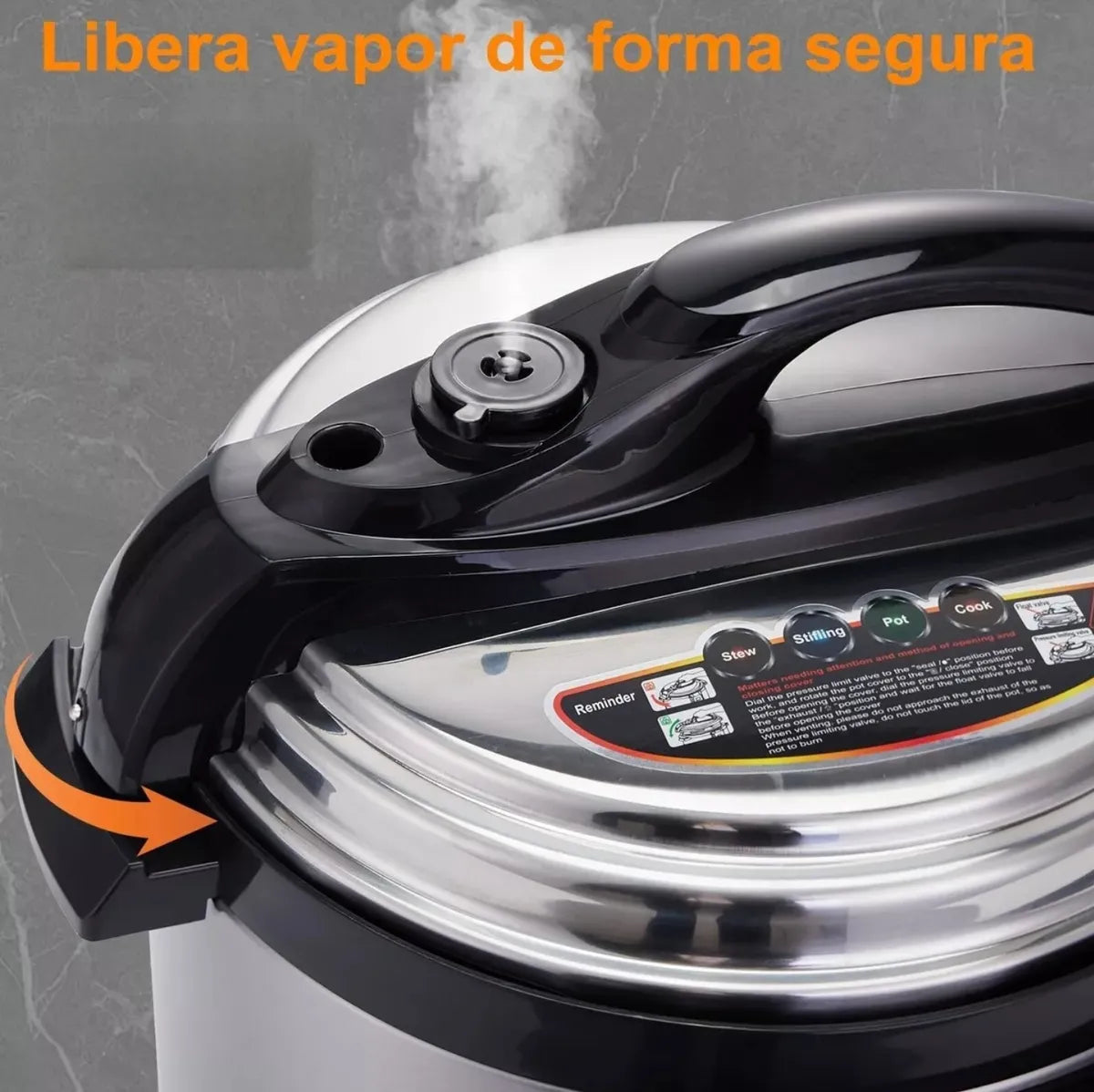 Olla a Presión Eléctrica Digital 6lts