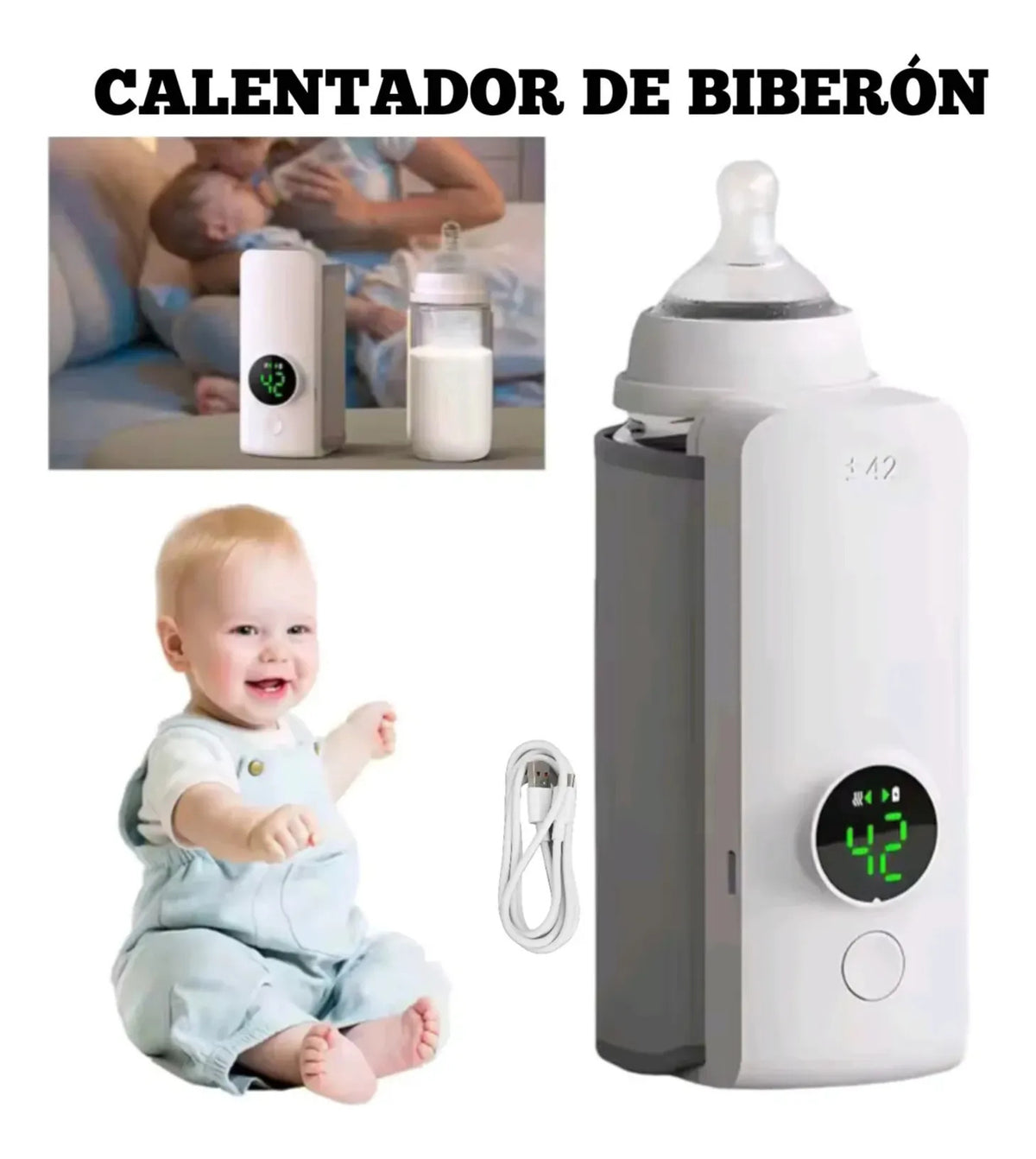 Calentador Portátil de Mamaderas