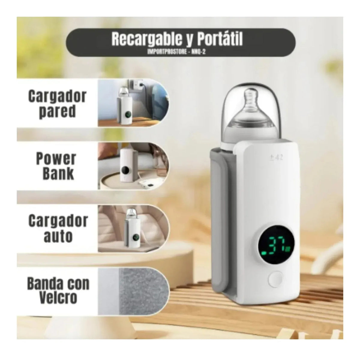 Calentador Portátil de Mamaderas