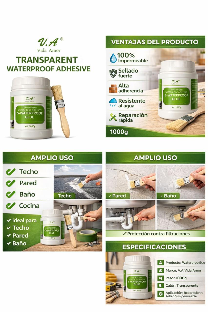 SELLADOR IMPERMEEBLE + BROCHA 1KG