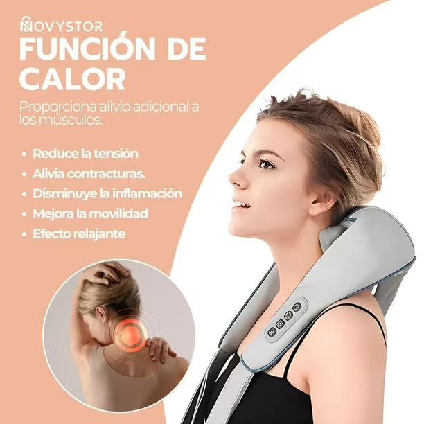 ¿Terminas el día con el cuello y los hombros completamente tensos?