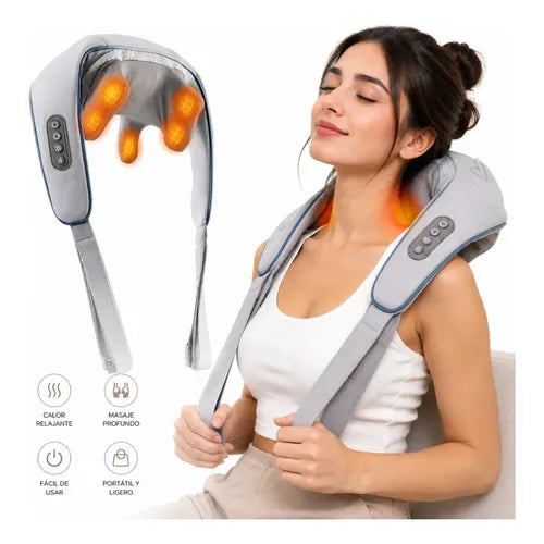 ¿Terminas el día con el cuello y los hombros completamente tensos?